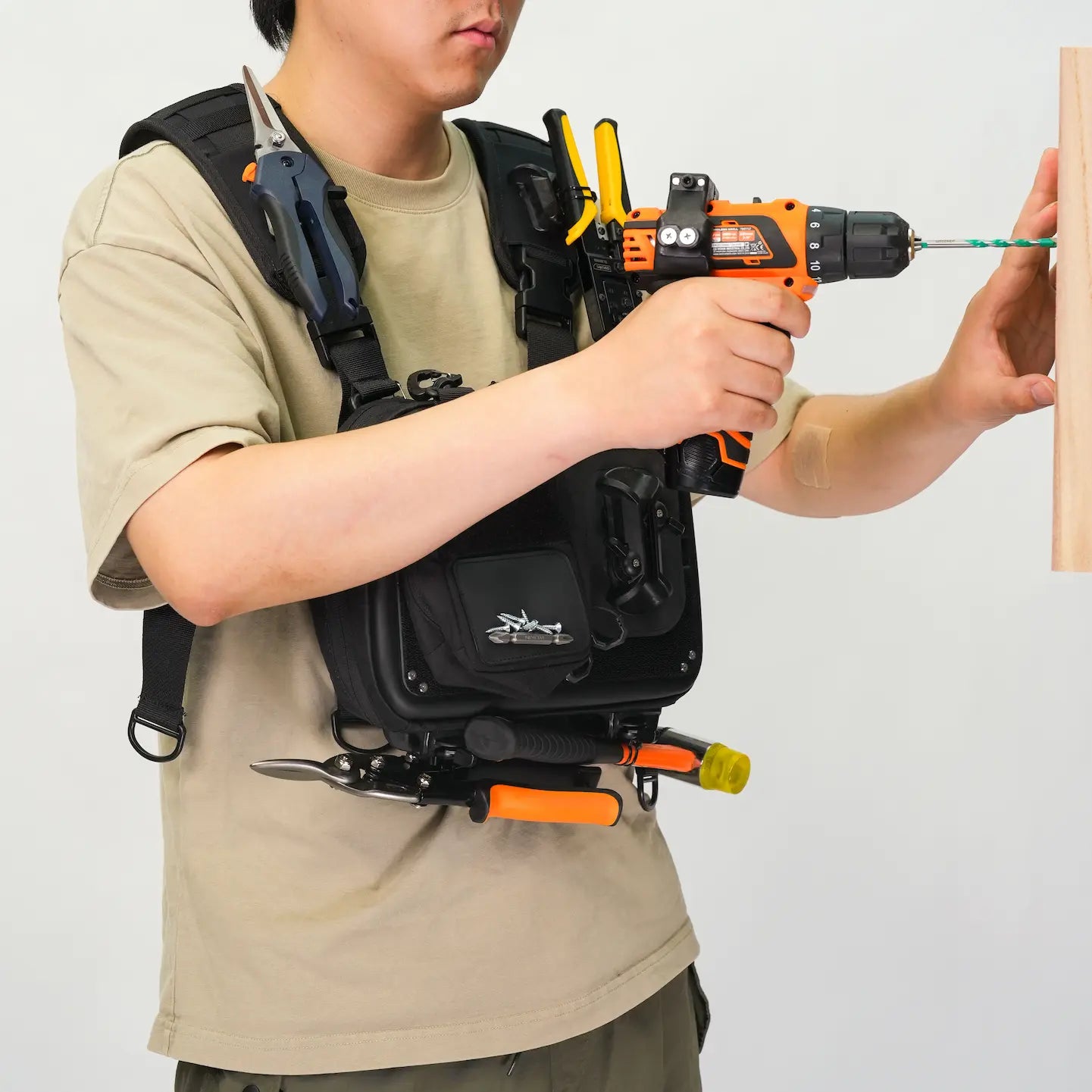 Low-Voltage Chest Tool Rig — Modular XPAC Workstation